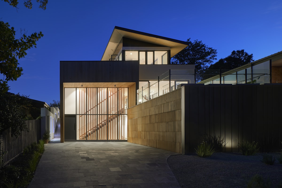 Modern residential exterior